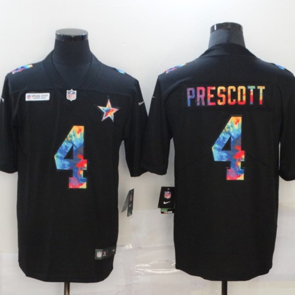 Dallas Cowboys Dak Prescott Black Jersey
